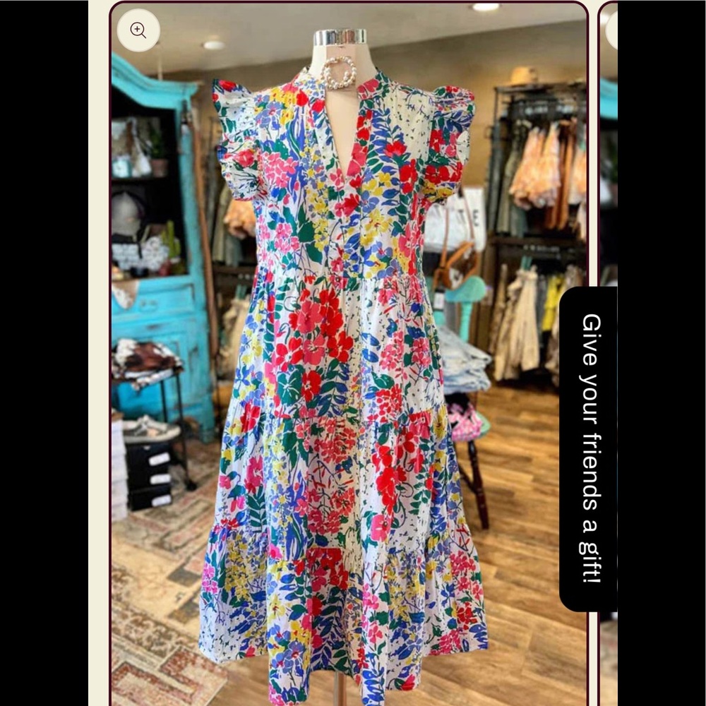 Floral MIDI Dress